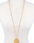 Designer Multi Bead Pendant Necklace