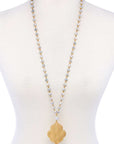 Designer Multi Bead Pendant Necklace