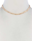 Metal Block Necklace