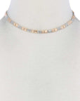 Metal Block Necklace