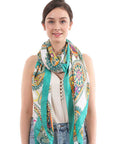Fashion Paisley Pattern Silky Scarf