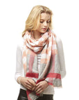 Plaid Oblong Scarf