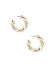 Twisted Open Circle Earring