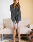 Textured Knitted Sweater
