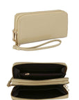 Fashion Smooth Glossy Color Hand Wallet