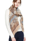 Aztec Pattern Bohemian Oblong Scarf