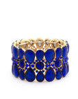 Teardrop Pattern Rhinestone Bracelet
