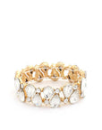Teardrop Rhinestone Stretch Bracelet