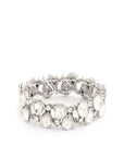 Teardrop Rhinestone Stretch Bracelet
