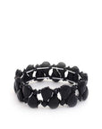 Teardrop Rhinestone Stretch Bracelet