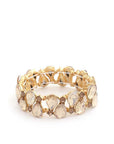 Teardrop Rhinestone Stretch Bracelet