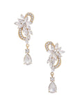 Flower Rhinestone Dangle Earring