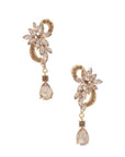 Flower Rhinestone Dangle Earring