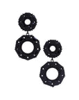 Double Circle Rhinestone Earring