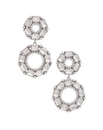 Double Circle Rhinestone Earring