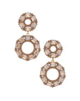 Double Circle Rhinestone Earring