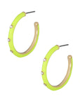 Color Metal Hoop Earring