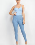 Sweetheart Side Cutouts Bodysuit