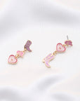 Cowboy Boot Charm Dangle Earring