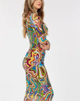 Long Sleeve Bodycon With Letter Print