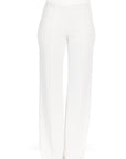 Front-line Flared Leg Design Solid Pants