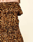 Leopard Printed Woven Dress