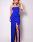 Strapless Sweetheart Maxi Dress