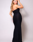 Strapless Sweetheart Maxi Dress