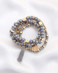 Love Coin Tassel Beaded Bracelet