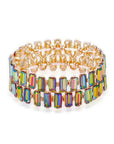 Rectangle Rhinestone Stretch Bracelet