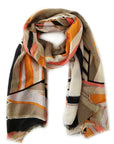 Abstract Print Scarf