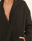 A Solid Woven Jacket