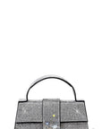 Rhinestone Allover Chic Design Handle Bag