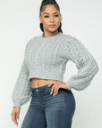 Cable Pullover Top