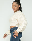 Cable Pullover Top
