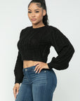 Cable Pullover Top
