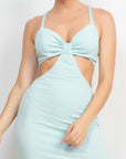 Cutouts Side Slit Maxi Dress