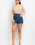Mock Neck Long Sleeve Top