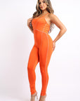 Overlock Line Jumpsuit