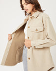 Jq Fleece Oversized Shacket