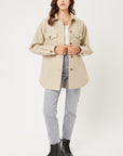 Jq Fleece Oversized Shacket