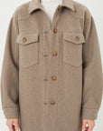 Jq Fleece Oversized Shacket
