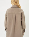 Jq Fleece Oversized Shacket