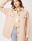 Jq Fleece Oversized Shacket