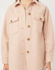 Jq Fleece Oversized Shacket