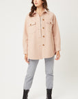 Jq Fleece Oversized Shacket