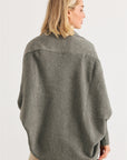 Batwing Sleeve Open Front Cardigan