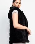 Faux Fur Collared Vest