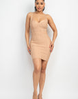 Sweetheart Wide Strap Bandage Dress