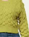 Checker Sweater Top